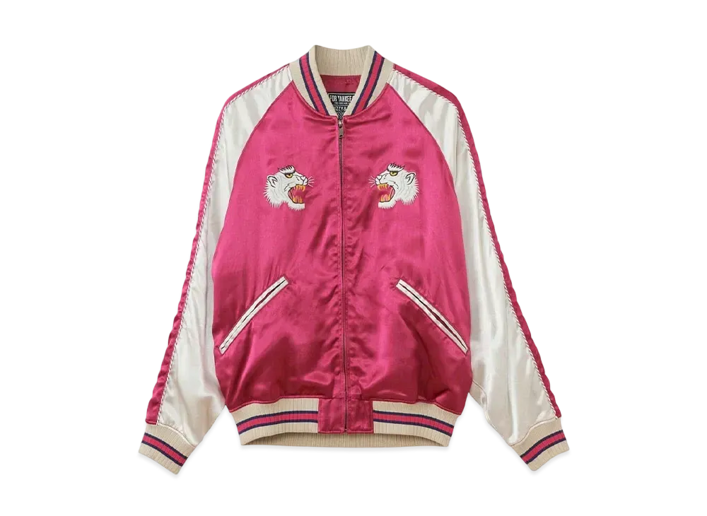 HYSTERIC GLAMOUR Flaming Youth Embroidery Sukajan "Pink"