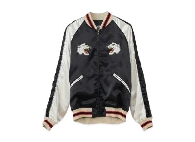 HYSTERIC GLAMOUR Flaming Youth Embroidery Sukajan "Black"