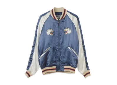 HYSTERIC GLAMOUR Flaming Youth Embroidery Sukajan "Navy"