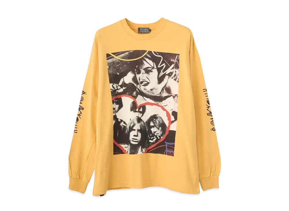 HYSTERIC GLAMOUR Sonic Youth/Evol T-Shirt "Yellow"