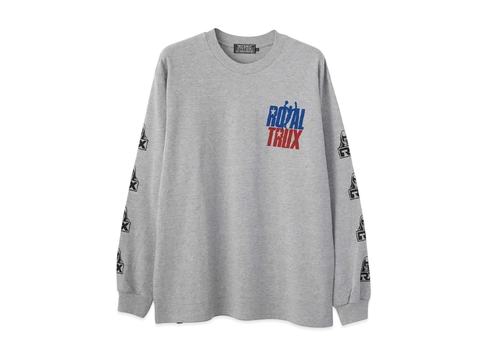 HYSTERIC GLAMOUR Royal Trux/Rtx Fire Ball T-Shirt "Top Gray"