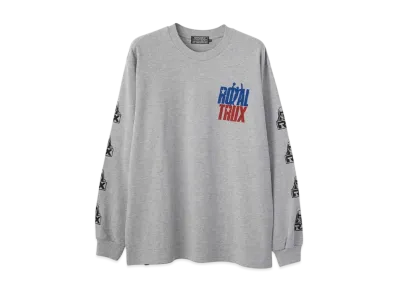 HYSTERIC GLAMOUR Royal Trux/Rtx Fire Ball T-Shirt "Top Gray"