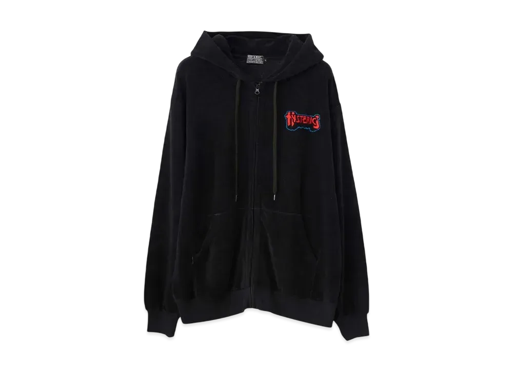HYSTERIC GLAMOUR Bad Ass Mama Embroidery Hoodie "Black"