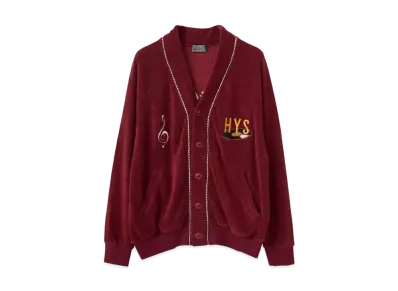 HYSTERIC GLAMOUR Break It Up Embroidery Cardigan "Red"