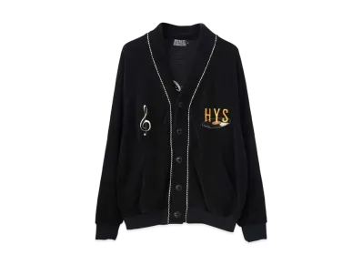 HYSTERIC GLAMOUR Break It Up Embroidery Cardigan "Black"
