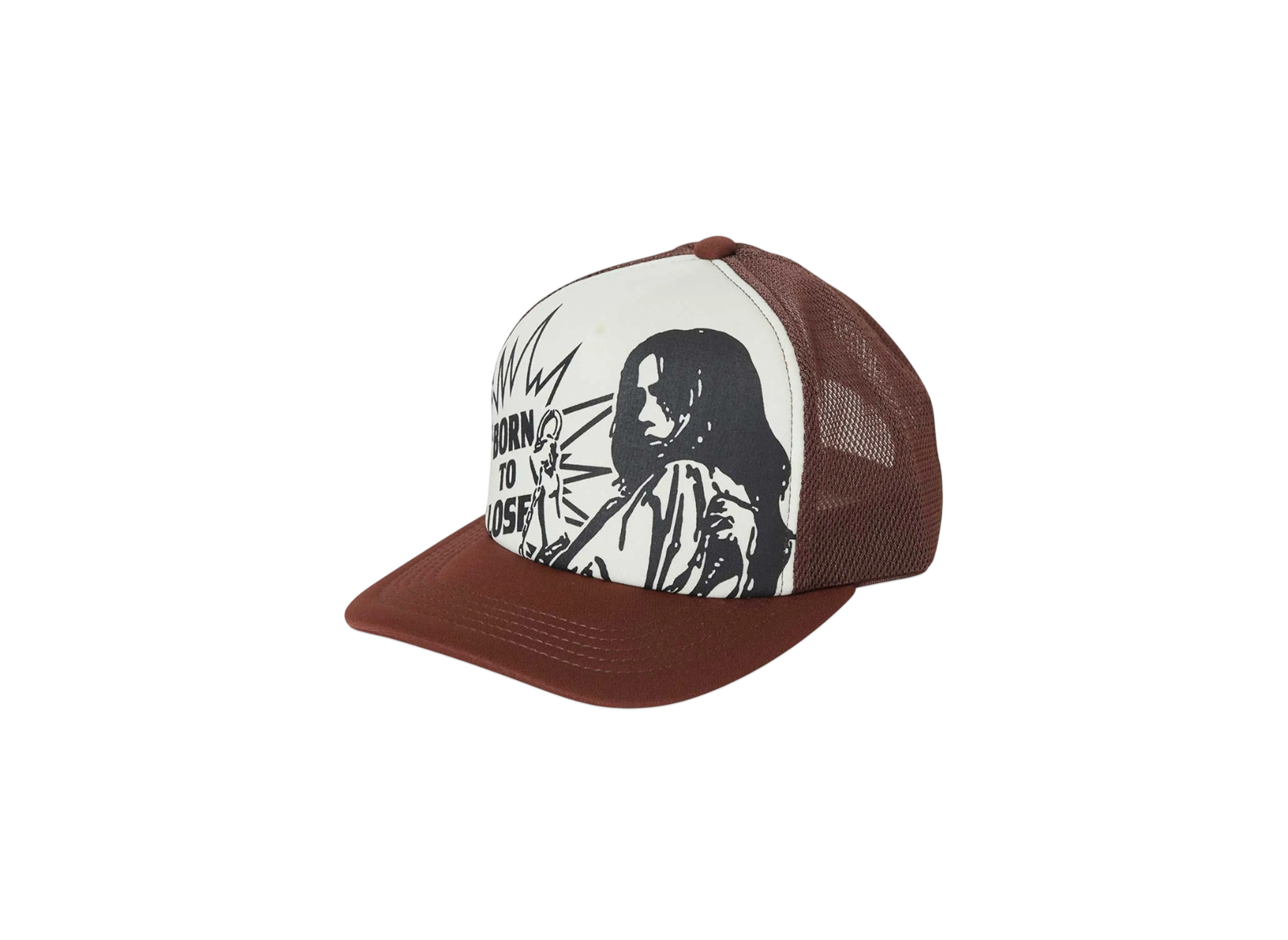 HYSTERIC GLAMOUR Born To Lose Mesh Cap "Brown"