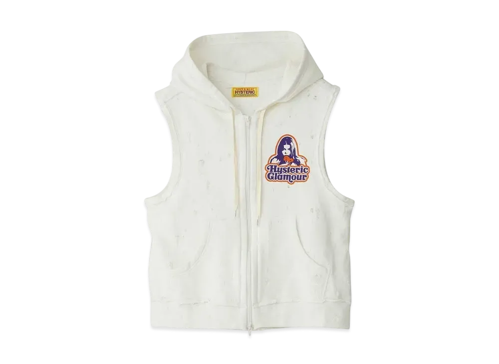 HYSTERIC GLAMOUR Girls Take Over Vest "White"