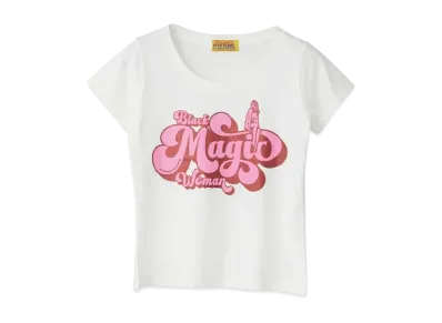 HYSTERIC GLAMOUR Black Magic Woman Chibi T-Shirt "White"