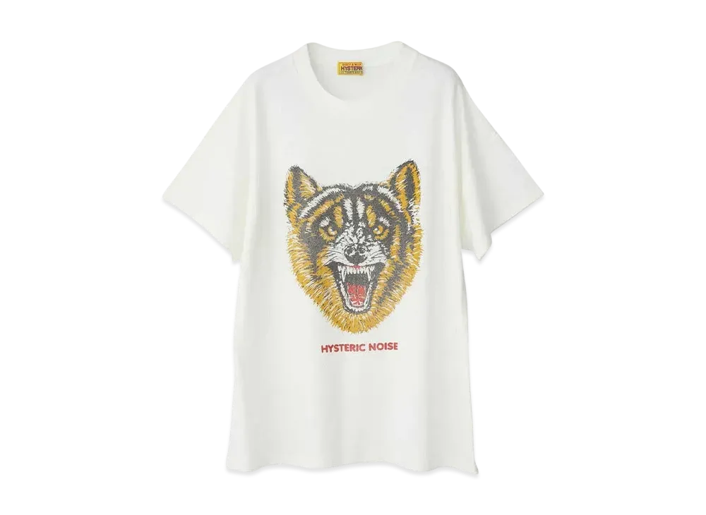 HYSTERIC GLAMOUR Hysteric Noise Oversized T-Shirt "White"