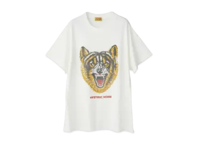 HYSTERIC GLAMOUR Hysteric Noise Oversized T-Shirt "White"