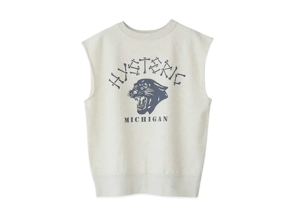 HYSTERIC GLAMOUR Detroit Tribe Vest "Beige"