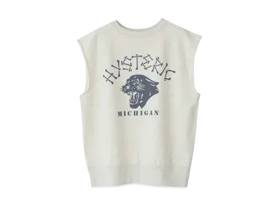 HYSTERIC GLAMOUR Detroit Tribe Vest "Beige"