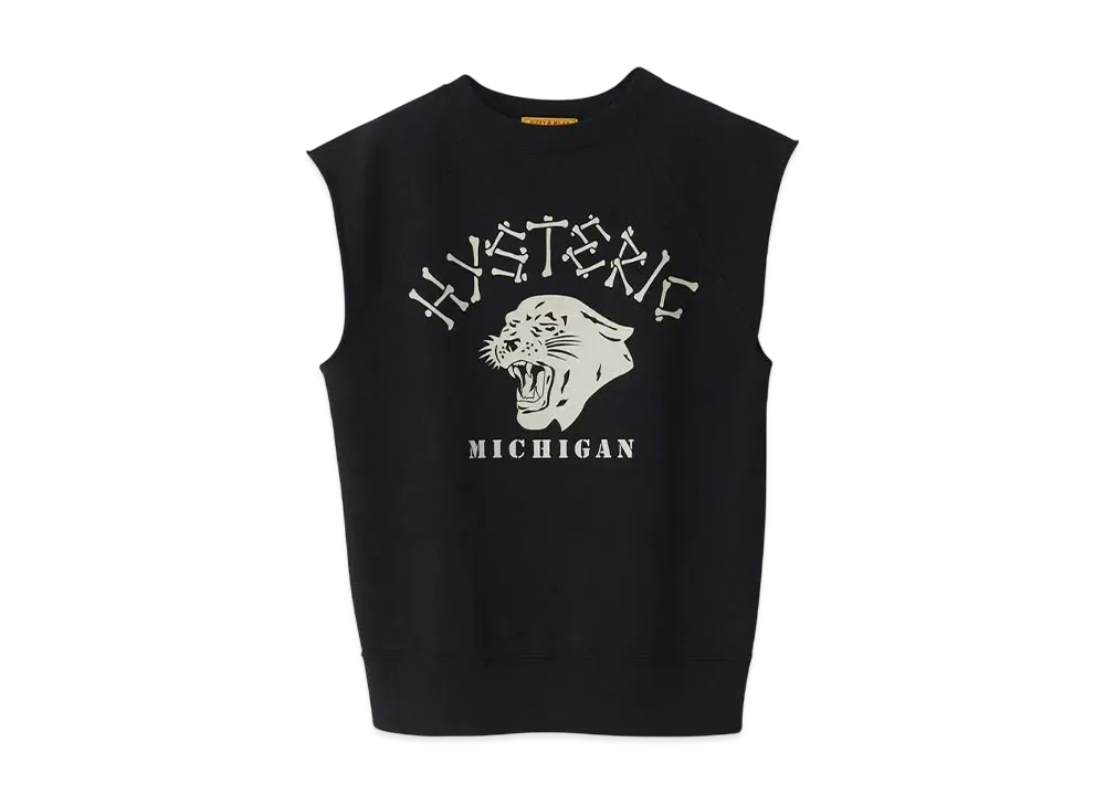 HYSTERIC GLAMOUR Detroit Tribe Vest "Black"