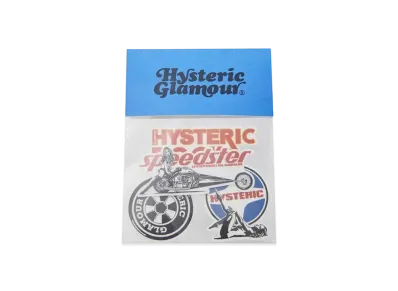 HYSTERIC GLAMOUR Rock City Package Sticker Set "Multi"