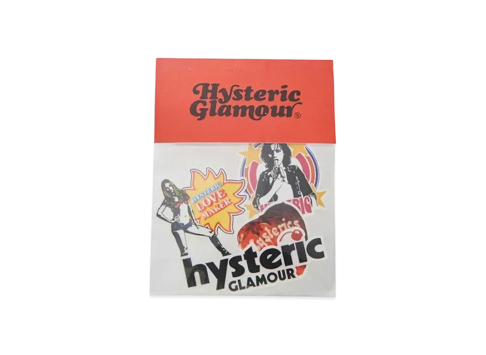 HYSTERIC GLAMOUR Love Maker Package Sticker Set "Multi"