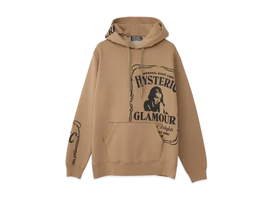 HYSTERIC GLAMOUR Hys Whisky Hoodie "Beige"