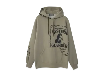 HYSTERIC GLAMOUR Hys Whisky Hoodie "Khaki"