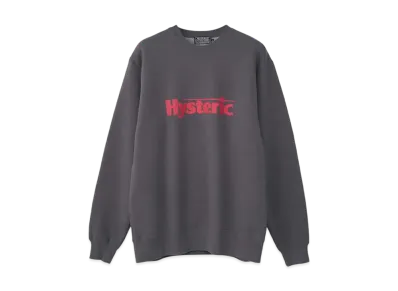HYSTERIC GLAMOUR Flying V Sweatshirt "Charcoal Gray"