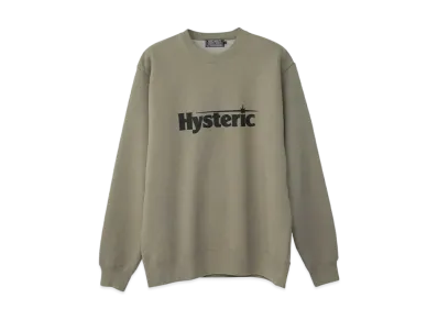 HYSTERIC GLAMOUR Flying V Sweatshirt "Khaki"