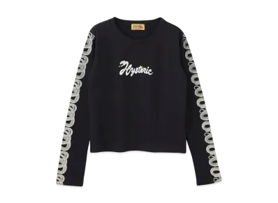 HYSTERIC GLAMOUR Snake Sleeve Short T-Shirt "Black"