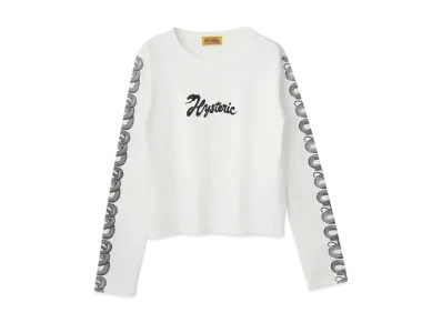 HYSTERIC GLAMOUR Snake Sleeve Short T-Shirt "White"