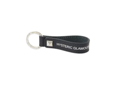 HYSTERIC GLAMOUR Woman On Skull Pt Keychain "Black"