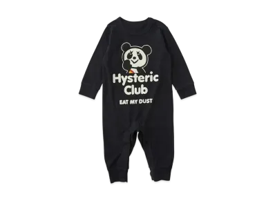 HYSTERIC GLAMOUR Kids Hysteric Club Coverall "Black"