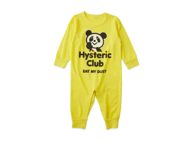 HYSTERIC GLAMOUR Kids Hysteric Club Coverall "Yellow"