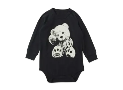 HYSTERIC GLAMOUR Kids Lady Bear Rompers "Black"