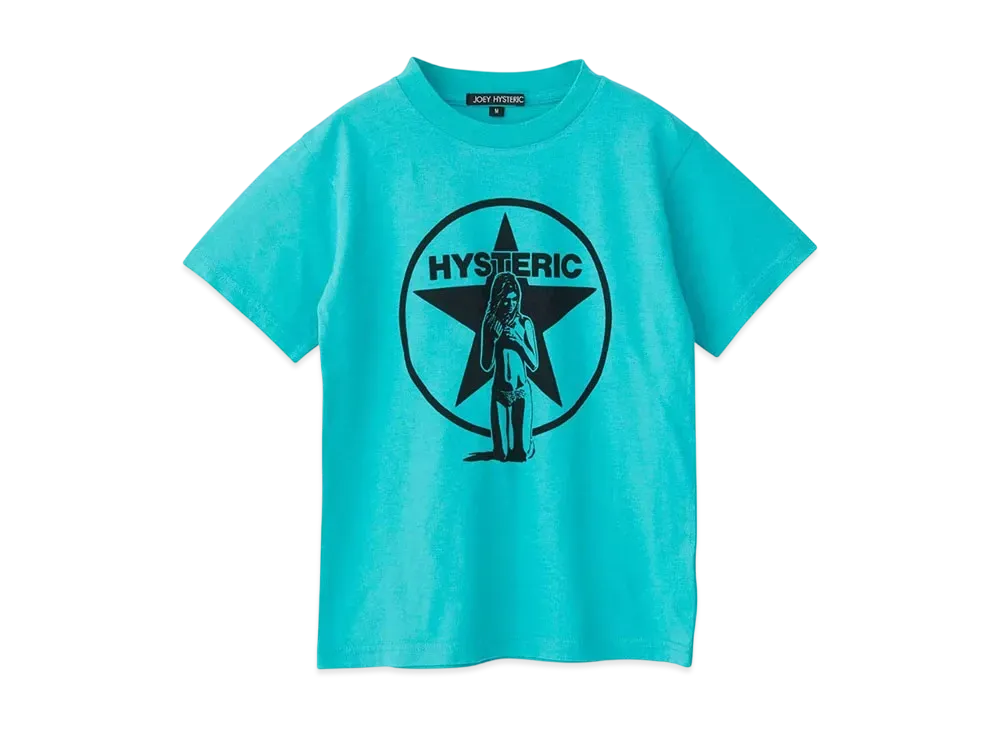 HYSTERIC GLAMOUR Kids Star Bright T-Shirt "Green"
