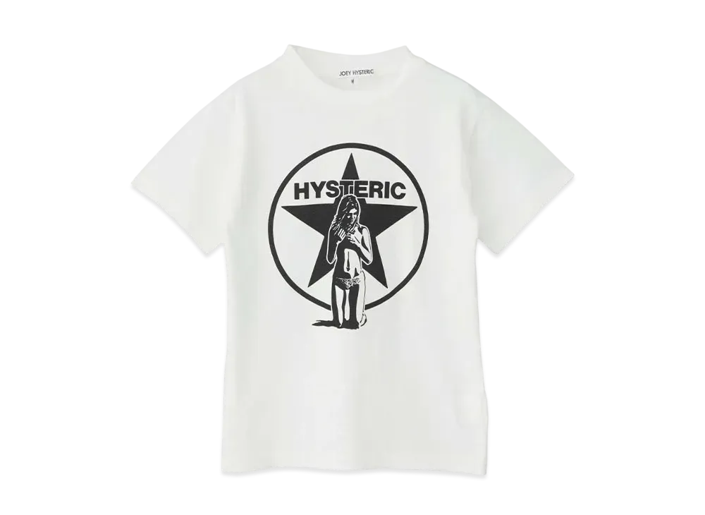 HYSTERIC GLAMOUR Kids Star Bright T-Shirt "White"