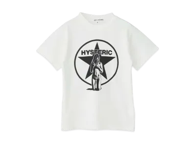 HYSTERIC GLAMOUR Kids Star Bright T-Shirt "White"