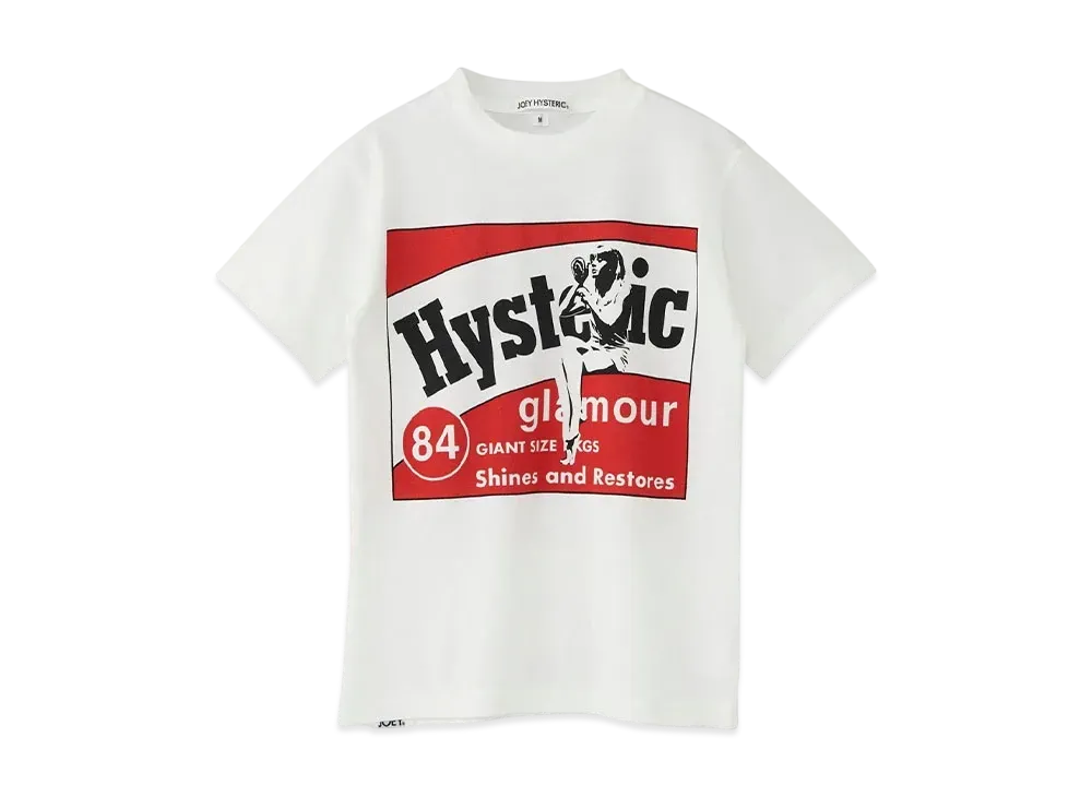 HYSTERIC GLAMOUR Kids Hg Polish T-Shirt "White"