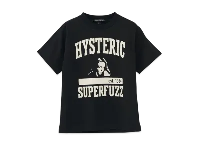 HYSTERIC GLAMOUR Kids Superfuzz 1984 T-Shirt "Black"