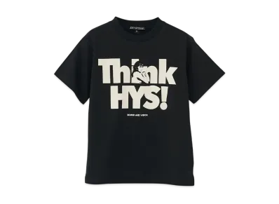 HYSTERIC GLAMOUR Kids Think Hys T-Shirt "Black"
