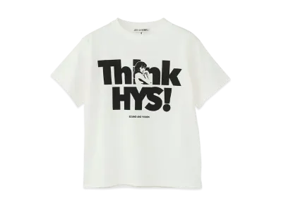 HYSTERIC GLAMOUR Kids Think Hys T-Shirt "White"