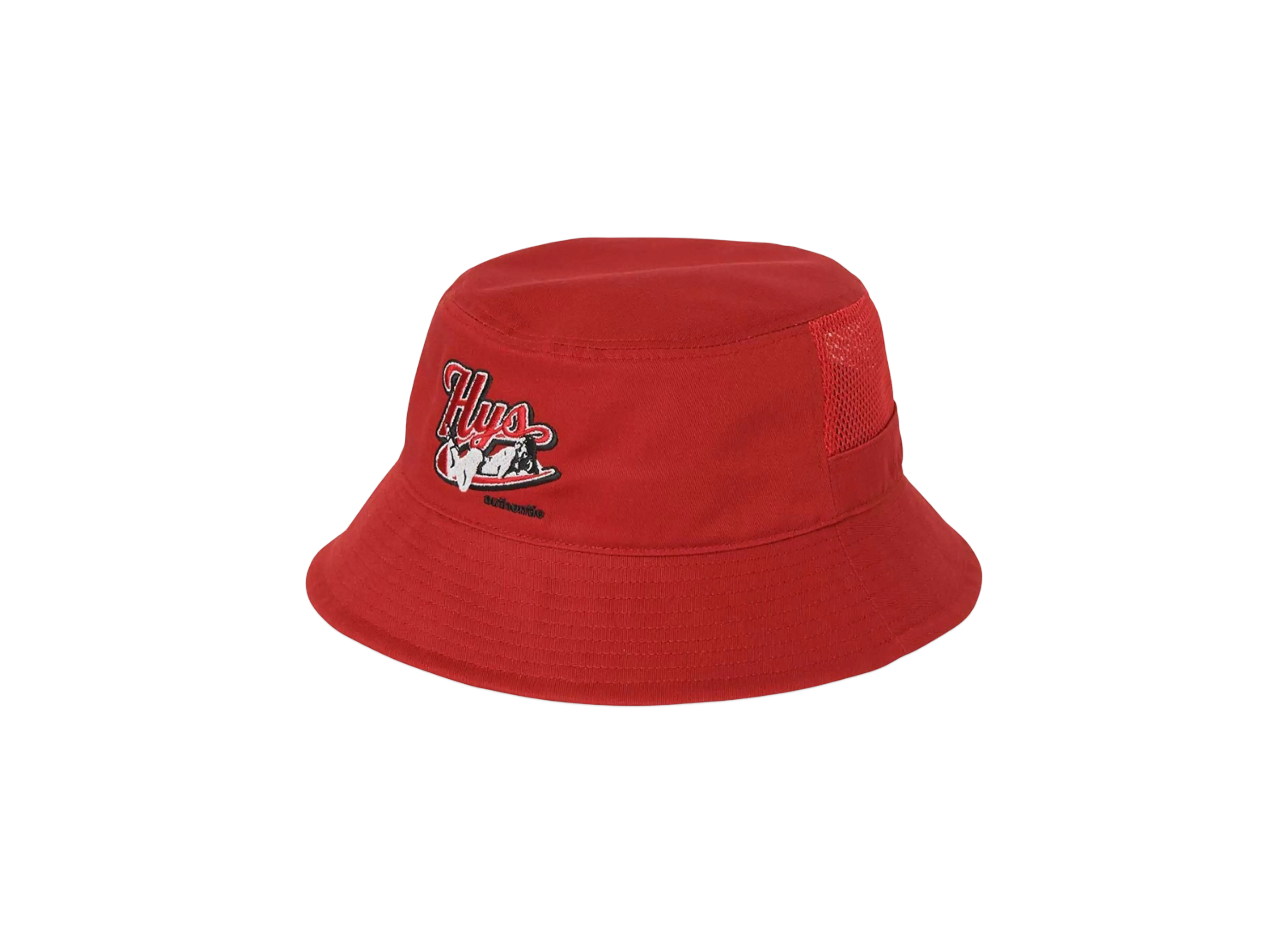 HYSTERIC GLAMOUR Authentic Embroidery Bucket Hat "Red"