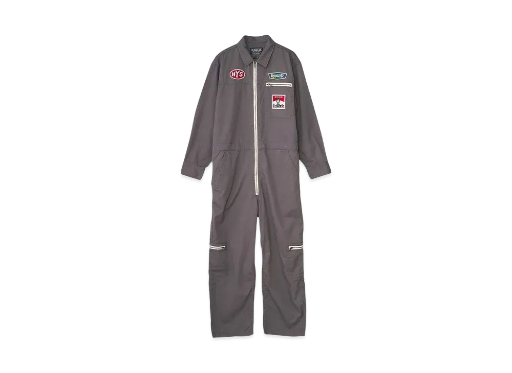 HYSTERIC GLAMOUR Sound And Vision Patch All In One "Gray"