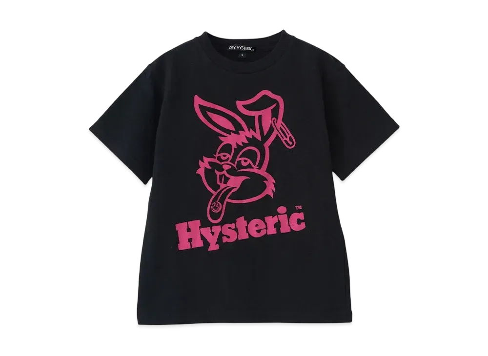 HYSTERIC GLAMOUR Hysteric Rabbit T-Shirt "Black"
