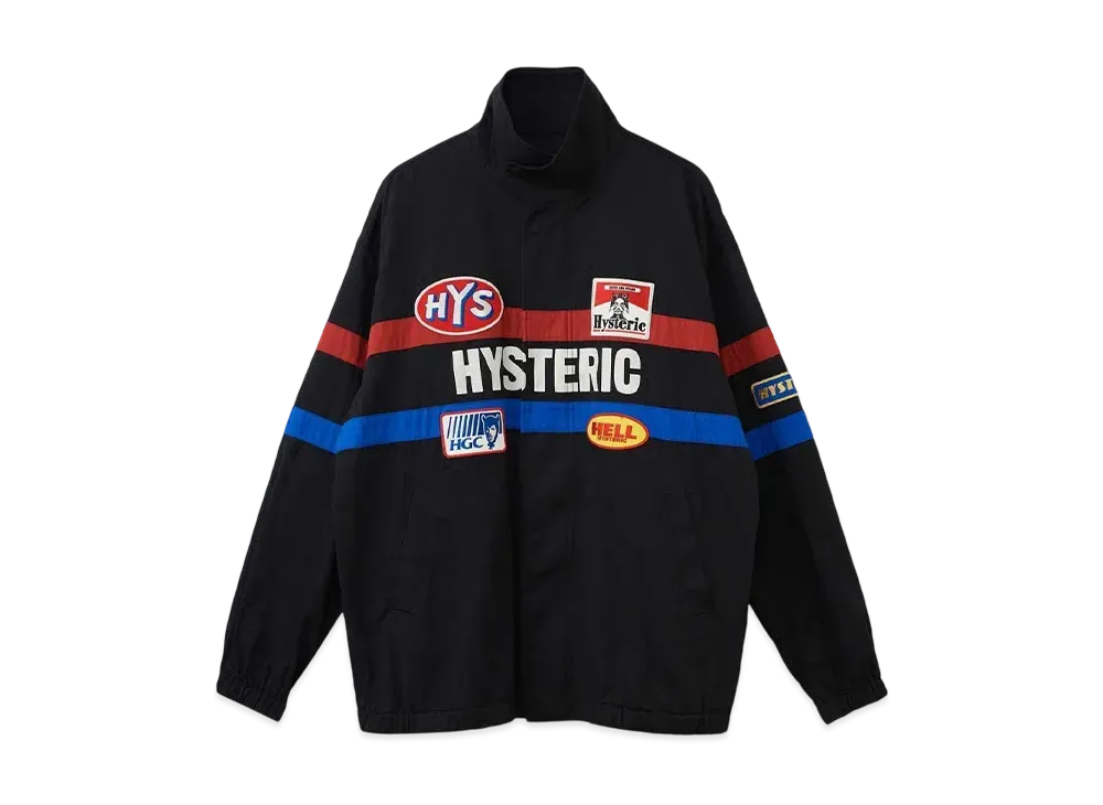 HYSTERIC GLAMOUR Hysteric Racing Jacket "Black"