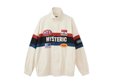 HYSTERIC GLAMOUR Hysteric Racing Jacket "White"