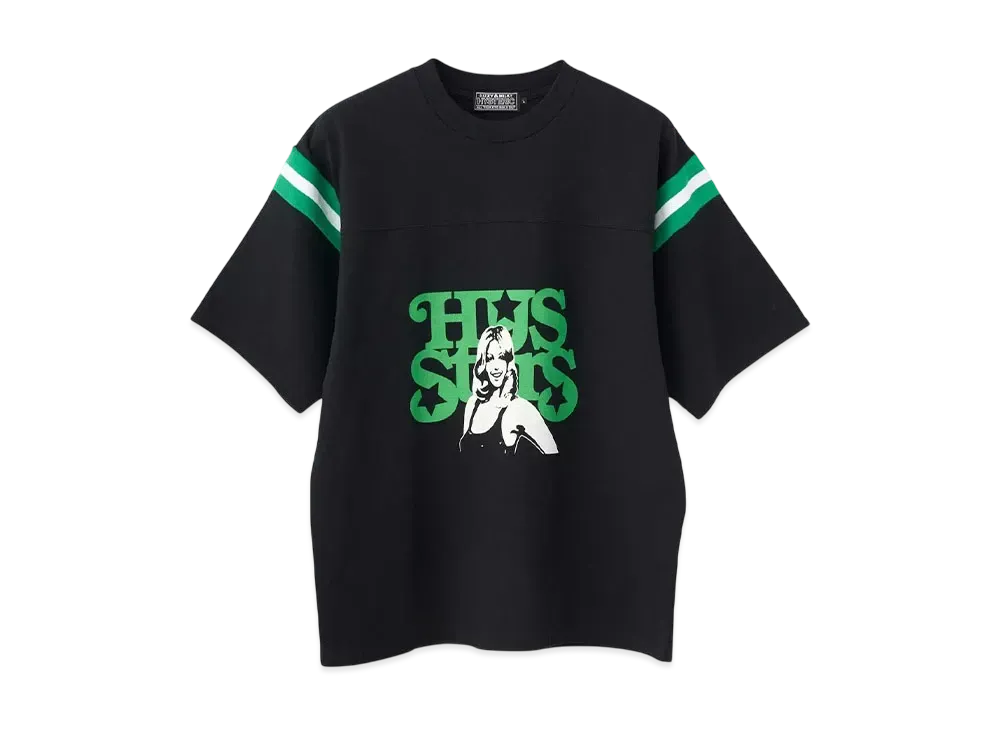 ヒステリックグラマー ハイススターズ Tシャツ "ブラック"