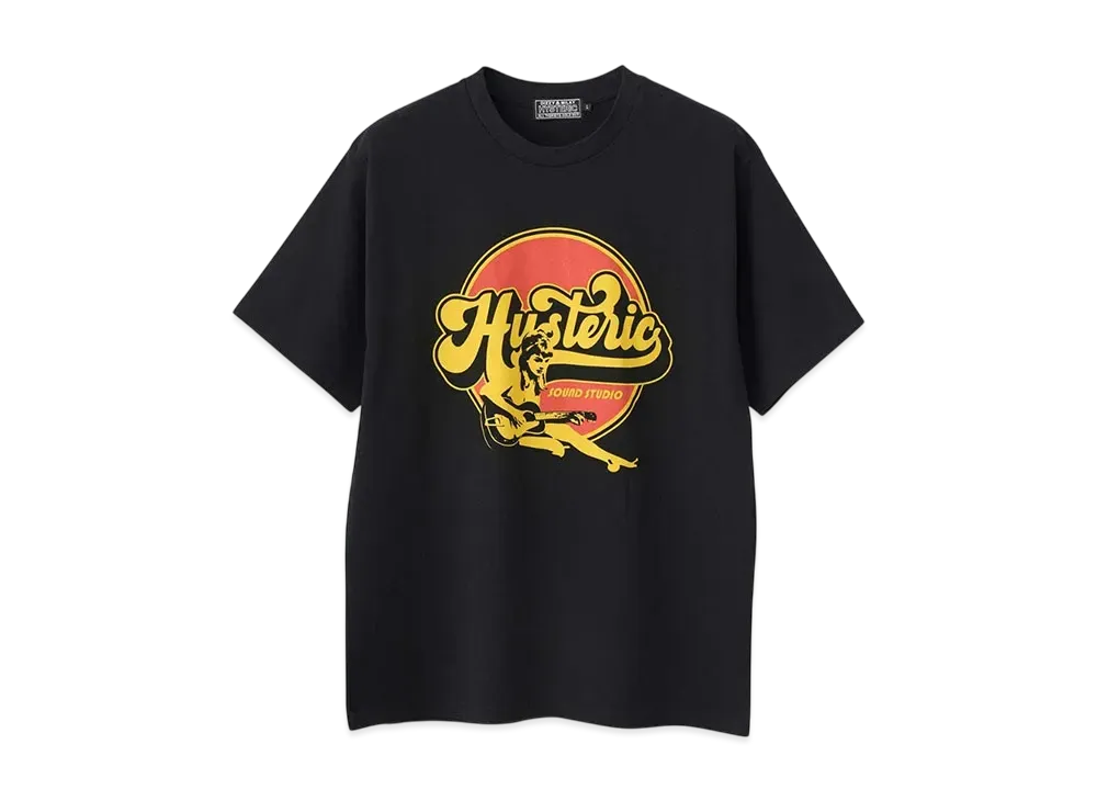 HYSTERIC GLAMOUR Hysteric Sound Studio T-Shirt "Black"