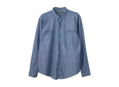 HYSTERIC GLAMOUR Kinky Jeans Prisoner Shirt "Light Indigo Blue"