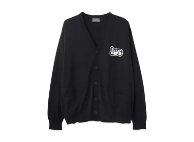 HYSTERIC GLAMOUR Smoking Girl Jacquard Cardigan "Black"