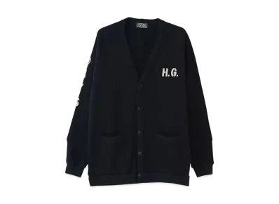 HYSTERIC GLAMOUR Hysteric Stencil Cardigan "Black"