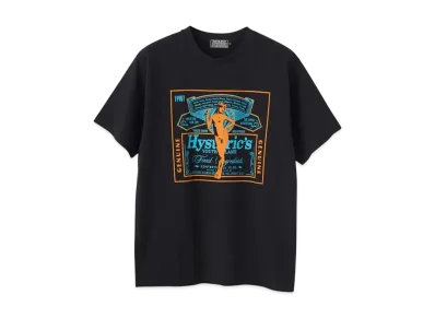 HYSTERIC GLAMOUR Hg Label T-Shirt "Black"