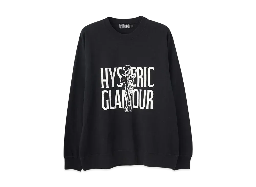 HYSTERIC GLAMOUR Super Soul Sweatshirt "Black"