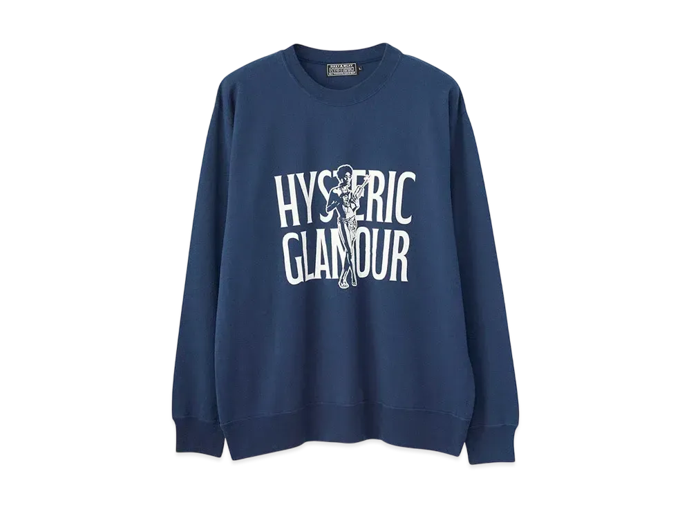 HYSTERIC GLAMOUR Super Soul Sweatshirt "Navy"
