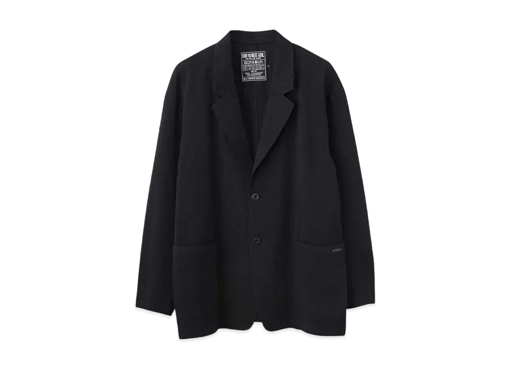 HYSTERIC GLAMOUR Easy Tailored Jacket "Black"